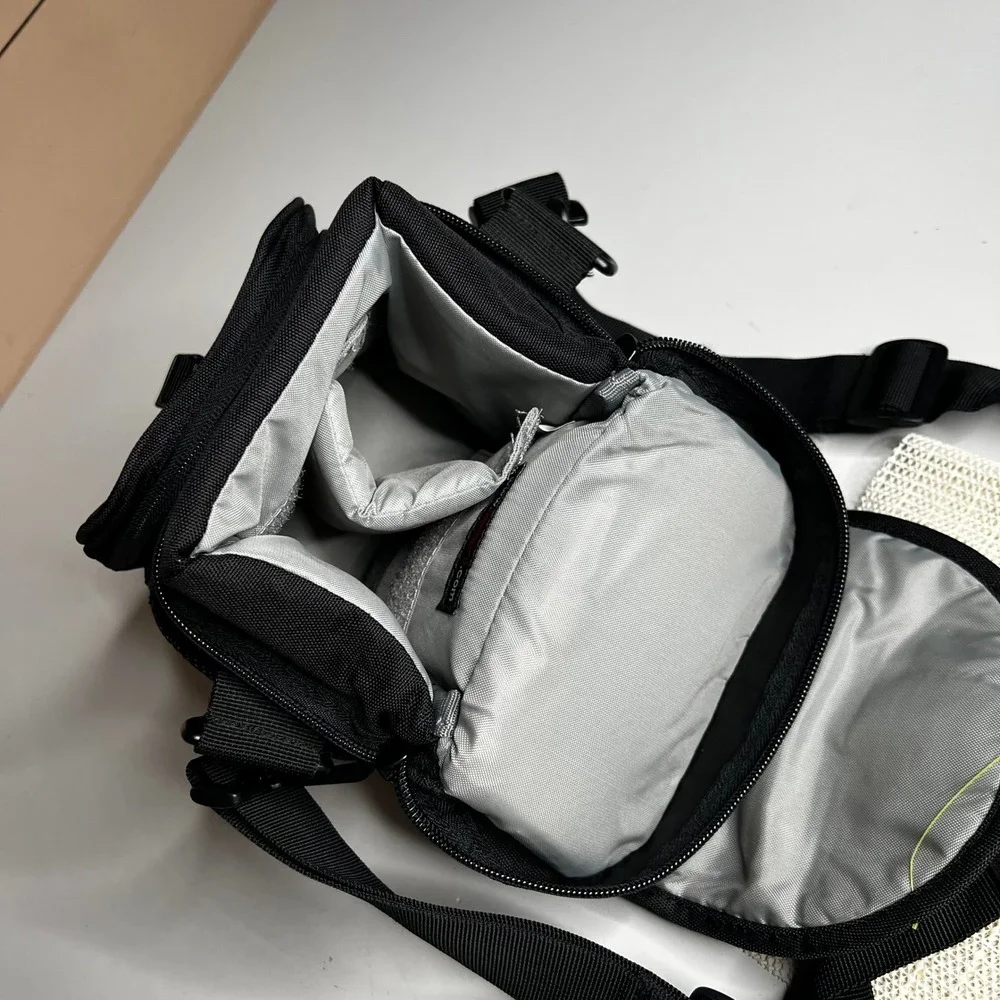 Lowepro EX 120 Camera Bag Black Padded Shoulder Strap Belt Loop Case